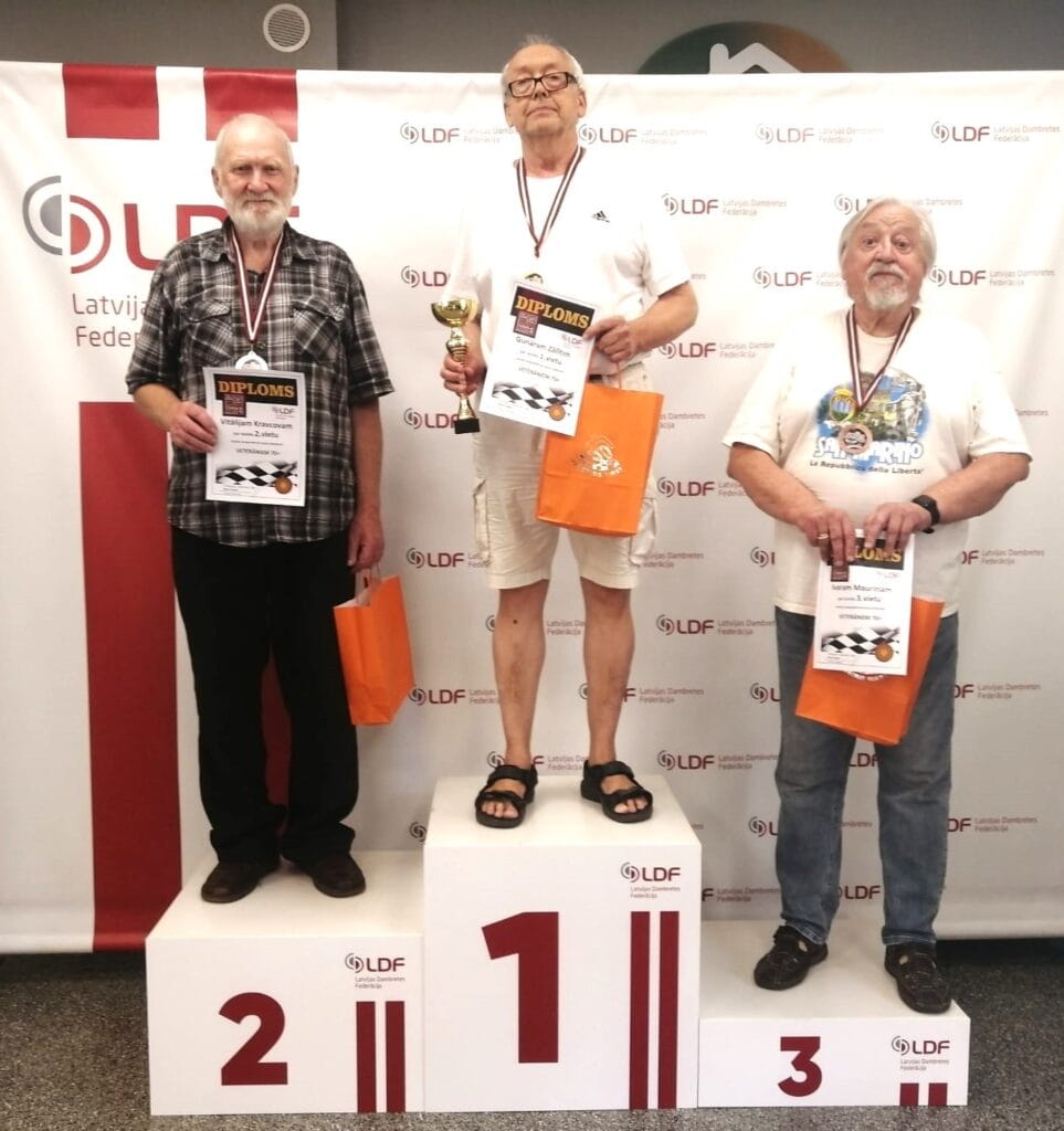 Sadalītas godalgas Latvijas čempionātā veterāniem