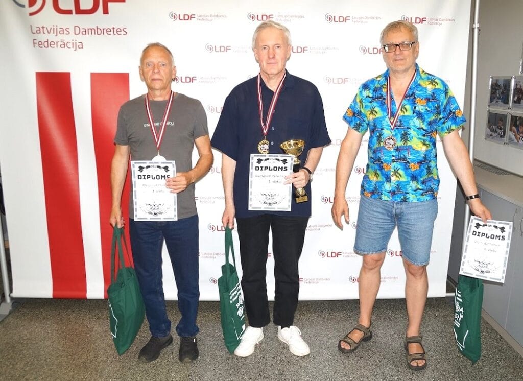 Sadalītas godalgas Latvijas čempionātā veterāniem