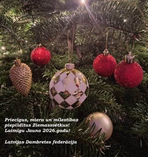 Sveicieni Ziemassvētkos un vēlējumi Jaunajam Gadam!